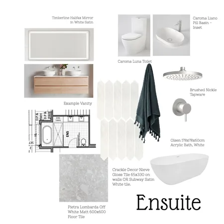 LM Ensuite Interior Design Mood Board by Boutique Yellow Interior Decoration & Design on Style Sourcebook