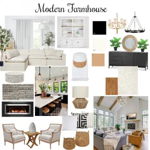 modern farmhouse 2 Interior Design Mood Board by temimail on Style Sourcebook