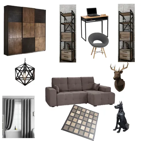 лофт Interior Design Mood Board by Dem548 on Style Sourcebook