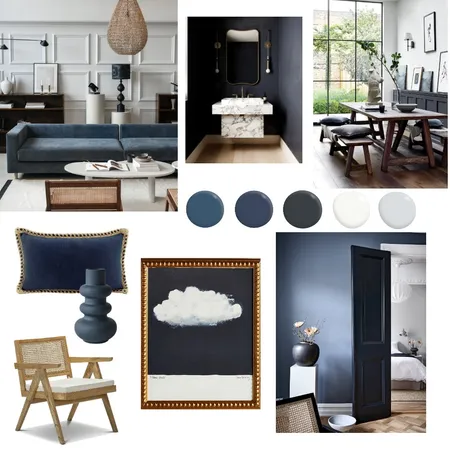 Colour scheme: monochrome Interior Design Mood Board by mrm_al on Style Sourcebook