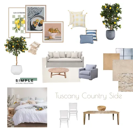 Tuscany Country Side Interior Design Mood Board by Simplestyling on Style Sourcebook