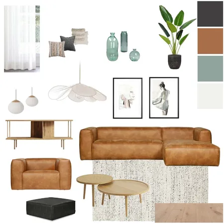 Module 9 - Living Room alternative Interior Design Mood Board by Svea Deutsch on Style Sourcebook