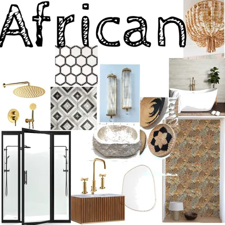 ID_Module3_African Interior Design Mood Board by chelseagrullon on Style Sourcebook