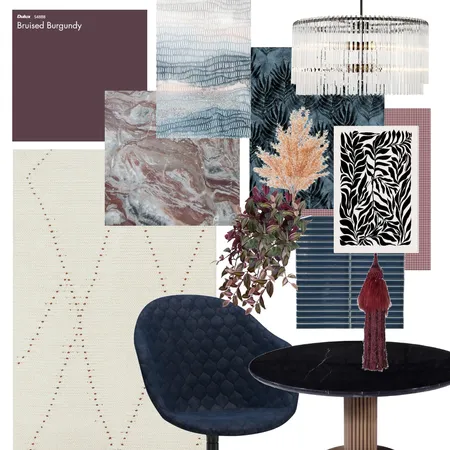 teal and burgundy Interior Design Mood Board by Emily Parker Interiors on Style Sourcebook