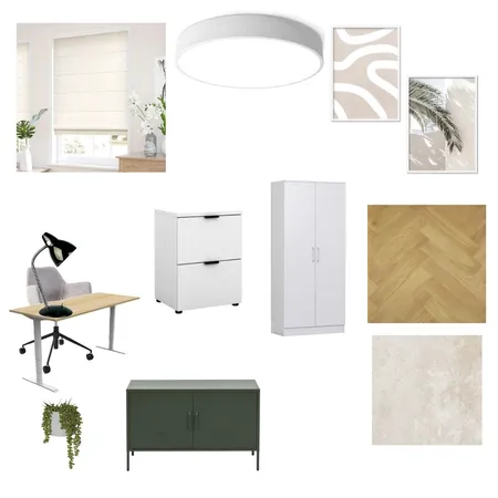 לוח  חומרים חדר עבודה ואחסון 9 Interior Design Mood Board by Limor barashi on Style Sourcebook