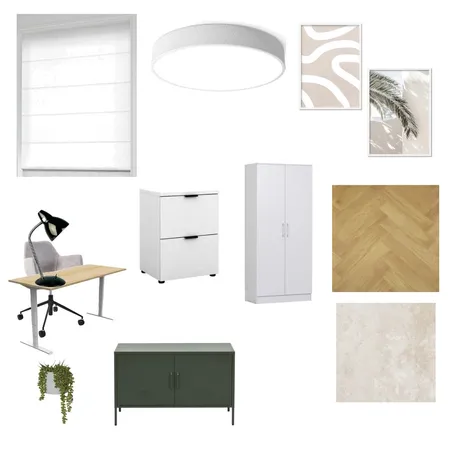 לוח  חומרים חדר עבודה ואחסון 9 Interior Design Mood Board by Limor barashi on Style Sourcebook