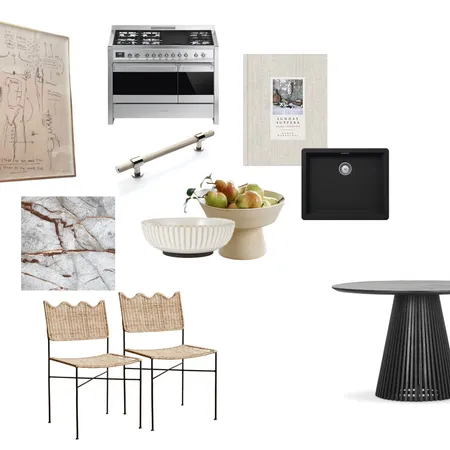 JMB kitchen Interior Design Mood Board by Oleander & Finch Interiors on Style Sourcebook