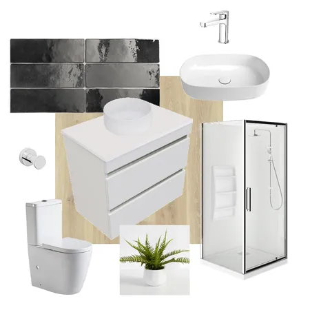 McKenzie Main Bathroom Interior Design Mood Board by Perfect on Style Sourcebook