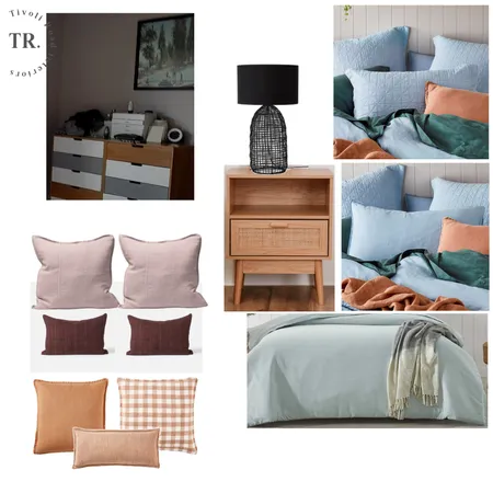 Nic Master Bedroom Interior Design Mood Board by Tivoli Road Interiors on Style Sourcebook