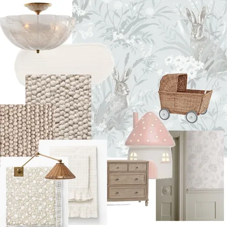 Margot's nursery Interior Design Mood Board by Olivewood Interiors on Style Sourcebook