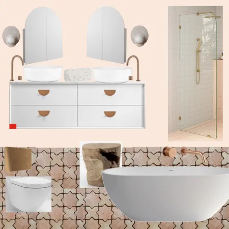 UPSTAIRS BATHROOM Interior Design Mood Board by studio.twentyfour on Style Sourcebook