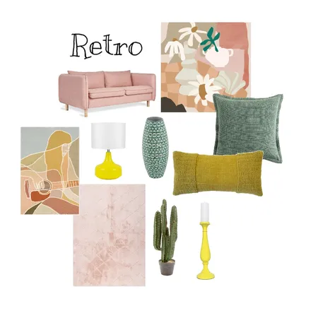 Retro Interior Design Mood Board by Jessemilywill on Style Sourcebook