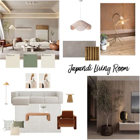 Japandi Living Room Interior Design Mood Board by hilnapatel on Style Sourcebook