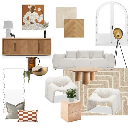 Modern Living Room Interior Design Mood Board by Manea Interior Design & Styling on Style Sourcebook