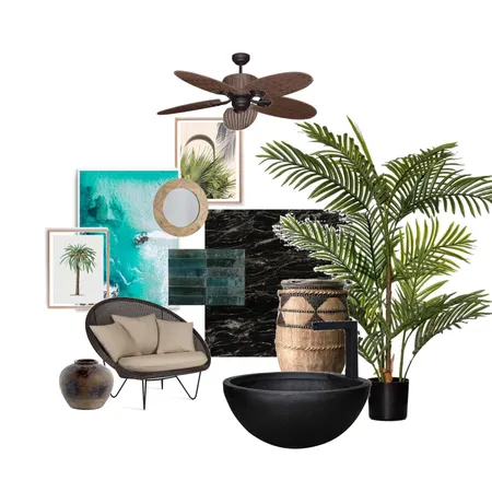 Dark poolside Interior Design Mood Board by WaterFruit on Style Sourcebook