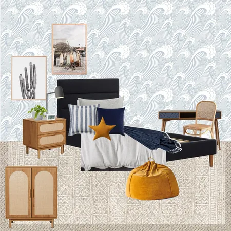 Mason's Bedroom Interior Design Mood Board by Style and Leaf Co on Style Sourcebook