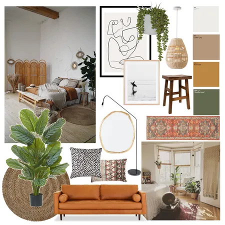 Boho Interior Design Mood Board by AndrewRM on Style Sourcebook