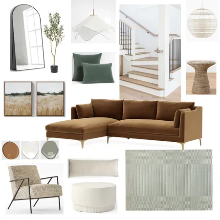 Living Room Interior Design Mood Board by Miriam Goldberger on Style Sourcebook