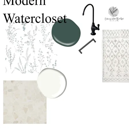 Watercloset Interior Design Mood Board by Ordinary Made Beautiful on Style Sourcebook