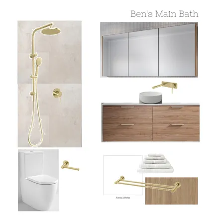 Ben's Main Bath Interior Design Mood Board by gracemeek on Style Sourcebook