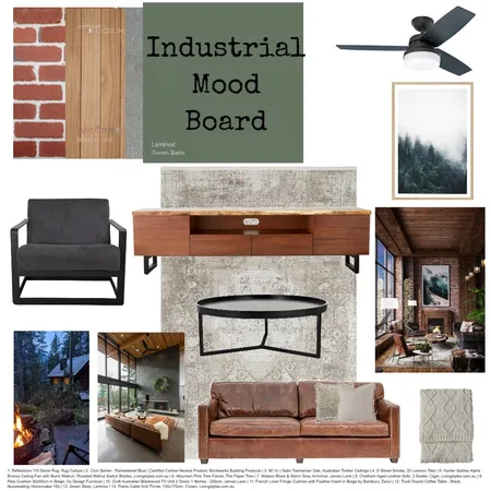 industrial Interior Design Mood Board by bindivella on Style Sourcebook