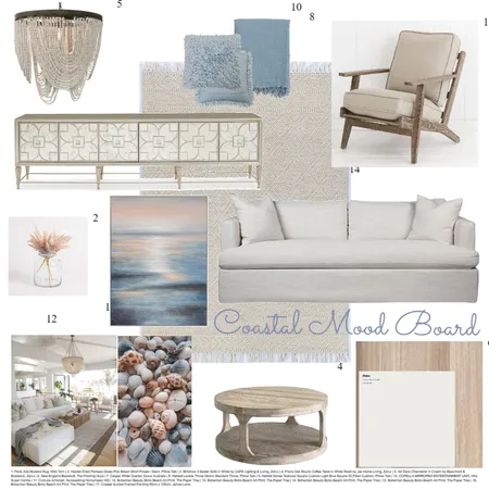 Coastal Board Interior Design Mood Board by bindivella on Style Sourcebook