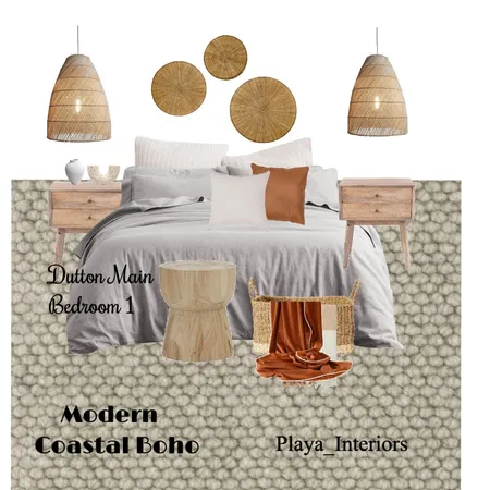 Dutton Main Bedroom Interior Design Mood Board by Playa Interiors on Style Sourcebook