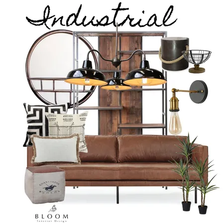 Industrial Bloom Interior Design Interior Design Mood Board by Luandri0425 on Style Sourcebook