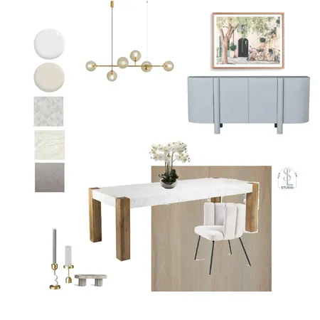 Mod 9 Dining Room Interior Design Mood Board by Studio Style Life on Style Sourcebook