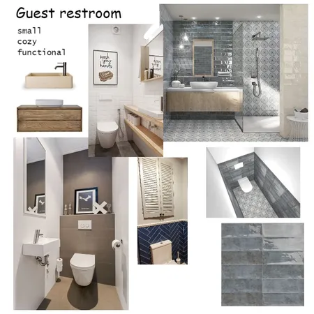 Guest restroom Interior Design Mood Board by Larissabo on Style Sourcebook