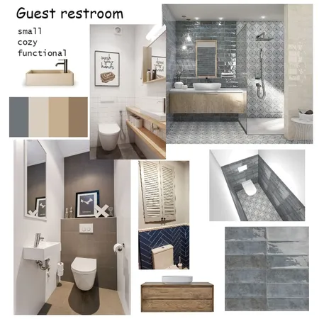 Guest restroom Interior Design Mood Board by Larissabo on Style Sourcebook