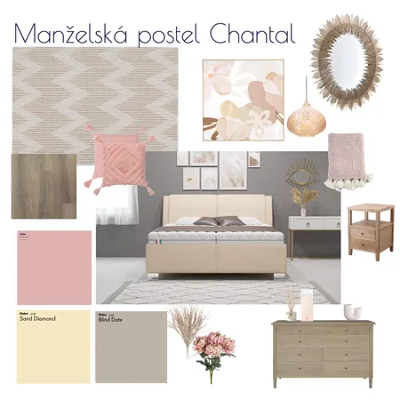 Manželská postel Chantal Interior Design Mood Board by veronika.mozna on Style Sourcebook