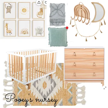 Pooey’s nursery Interior Design Mood Board by House of savvy style on Style Sourcebook