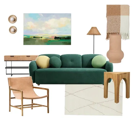 Muted tones living room Interior Design Mood Board by Studio Hart Creative on Style Sourcebook