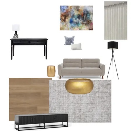 Module 9 Living Room Interior Design Mood Board by Sandra L on Style Sourcebook