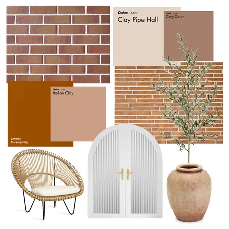 B23 New Arrival - Austral Bricks Pottery Blend Interior Design Mood Board by Brickworks Building Products on Style Sourcebook