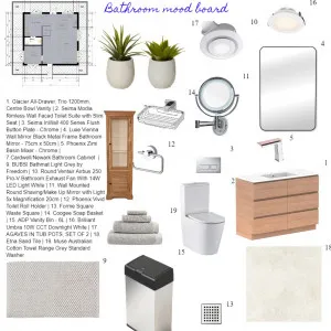 Bathroom Mood Board Interior Design Mood Board by Sunilidi on Style Sourcebook