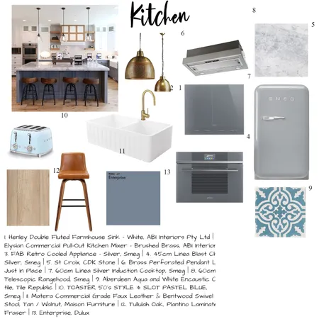Kitchen Final Interior Design Mood Board by Tace on Style Sourcebook