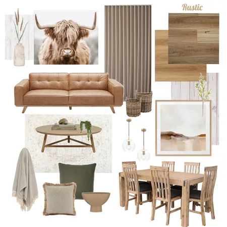 Rustic Interior Design Mood Board by Mialouisarose on Style Sourcebook