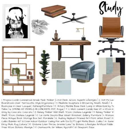 Study final Interior Design Mood Board by Tace on Style Sourcebook
