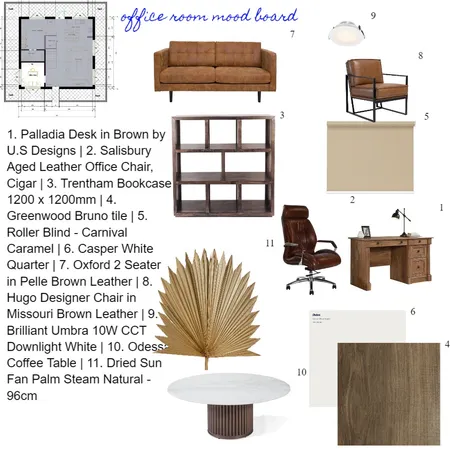 Office room mood board Interior Design Mood Board by Sunilidi on Style Sourcebook
