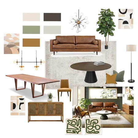 Modern Mid-century Interior Design Mood Board by piamccastro on Style Sourcebook