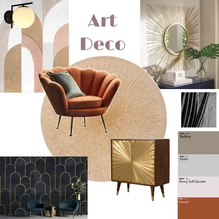 Art Deco Living Room 2 Interior Design Mood Board by mkchatwin on Style Sourcebook