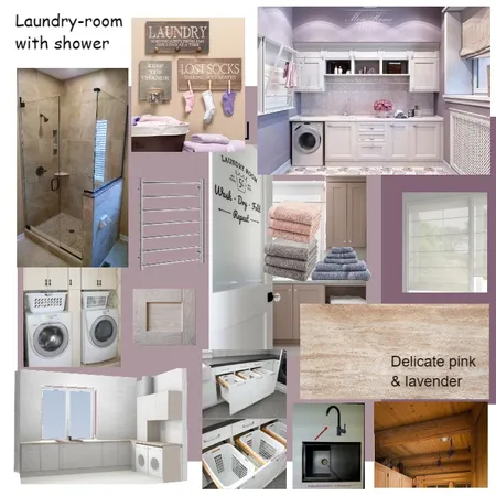 Laundry-room with shower Interior Design Mood Board by Larissabo on Style Sourcebook
