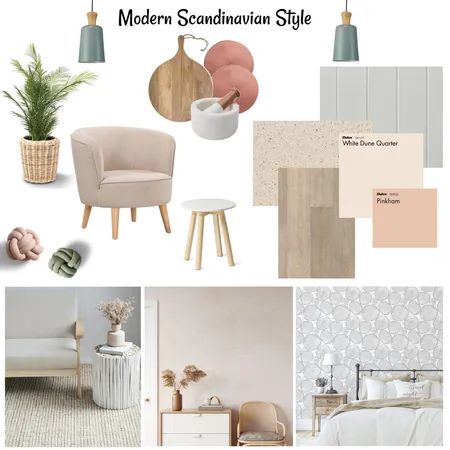 Modern Scandinavian Style Interior Design Mood Board by Tanya Olivier on Style Sourcebook
