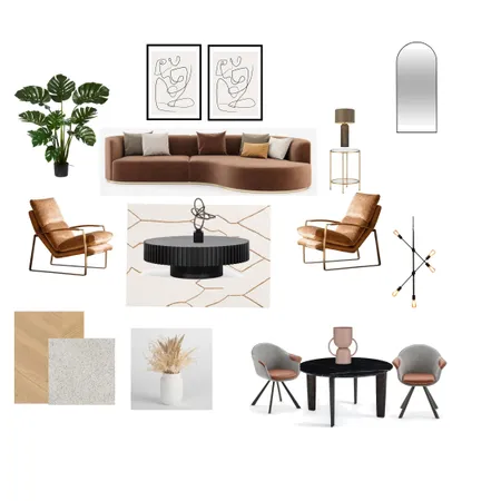 contemporary living room Interior Design Mood Board by VICTORIA C on Style Sourcebook