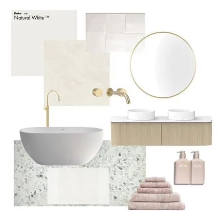 Terrazzo Bathroom Interior Design Mood Board by abircooperdesign on Style Sourcebook