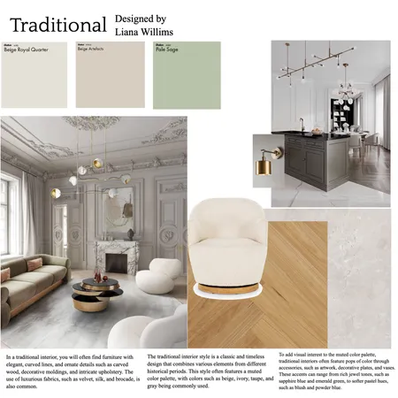 New Traditional Interior Design Mood Board by LianaW on Style Sourcebook