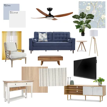 IDI Ass 9 - Family Room Interior Design Mood Board by dtalnindyaa on Style Sourcebook