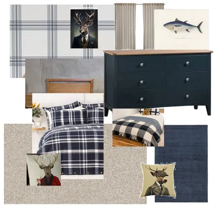 Will's bedroom Interior Design Mood Board by Julia Ayers on Style Sourcebook